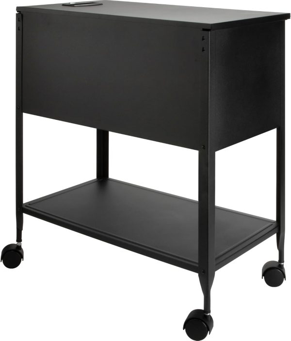 Lorell Standard Lock Mobile File Black 28.35" x 16.54" x 6.50" - Image 5